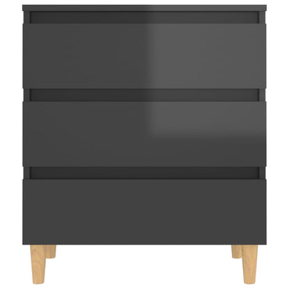 Skänk Högglans Grå 60x35x69 cm