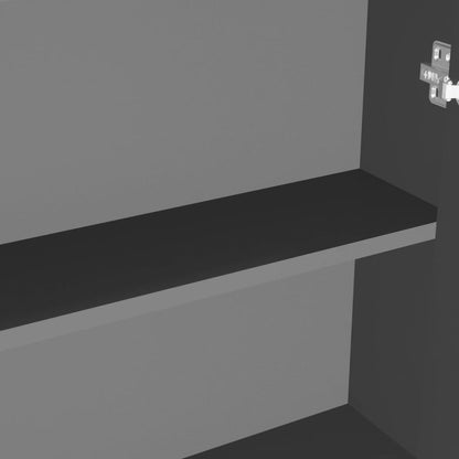 Badrumsspegel Spegelskåp antracit 60x15x75 cm