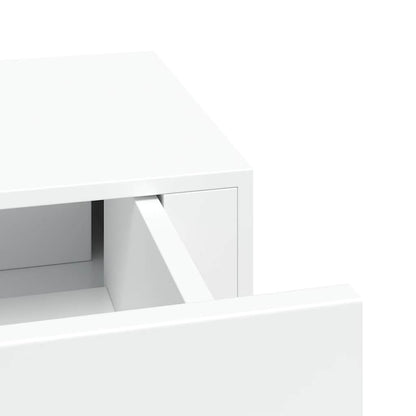 Vägghylla Vit låda 60x23,5x10 cm