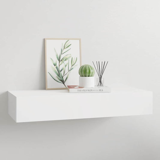 Vägghylla Vit låda 60x23,5x10 cm