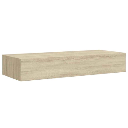 Vägghylla Brun Ek låda 60x23,5x10 cm