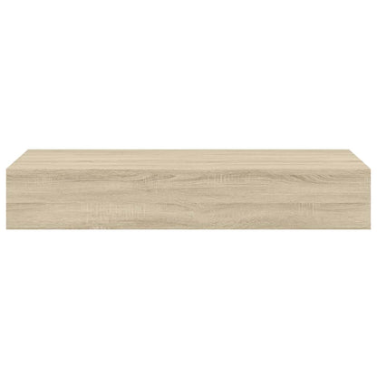 Vägghylla Brun Ek låda 60x23,5x10 cm