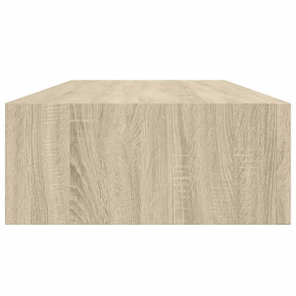 Vägghylla Brun Ek låda 60x23,5x10 cm