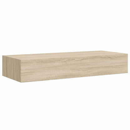 Vägghylla Brun Ek Vegglåda 2 st 60x23,5x10 cm