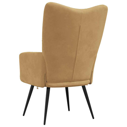 Fåtölj Brun Vilstol sammet