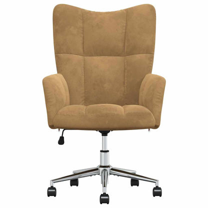 Fåtölj Brun Vilstol sammet