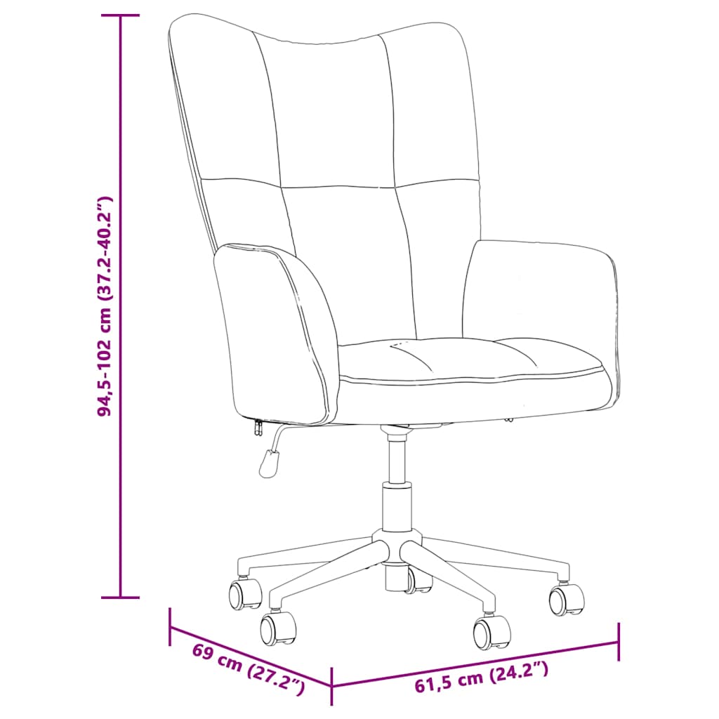Fåtölj Brun Vilstol sammet
