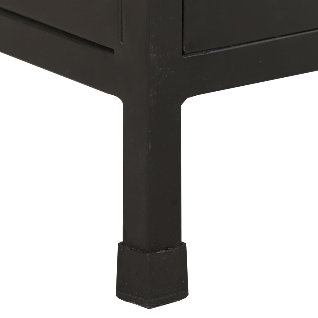 Skänk Trä med 3 lådor och 2 dörrar massivt mangoträ