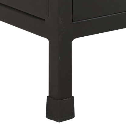 Skänk Trä med 3 lådor och 2 dörrar massivt mangoträ