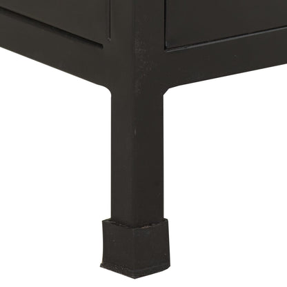 Skänk Trä med 3 lådor och 4 dörrar massivt mangoträ