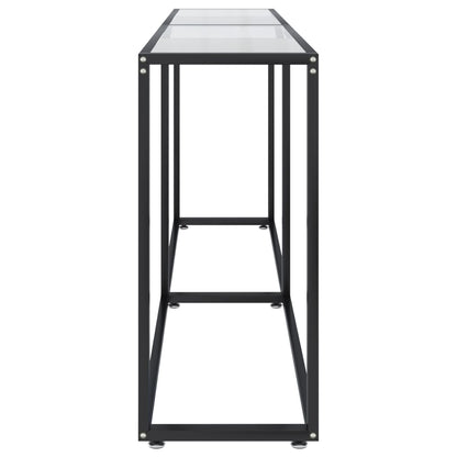 Avlastningsbord Konsollbord DIV. transparent 180x35x75,5 cm härdat glas