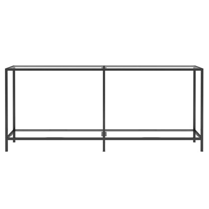 Avlastningsbord Konsollbord DIV. transparent 180x35x75,5 cm härdat glas
