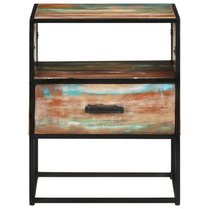 Sängbord Nattduksbord Trä 40x30x50 cm massivt återvunnet trä