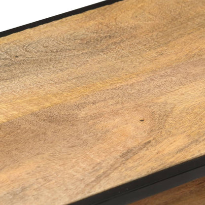 TV-bänk 110x30x45 cm grovt mangoträ