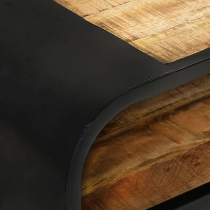 TV-Möbel Trä TV-Bänk 90x30x48 cm grovt mangoträ