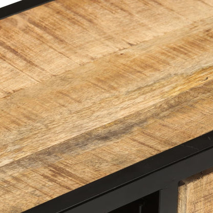 TV-Möbel Trä TV-Bänk 90x30x48 cm grovt mangoträ