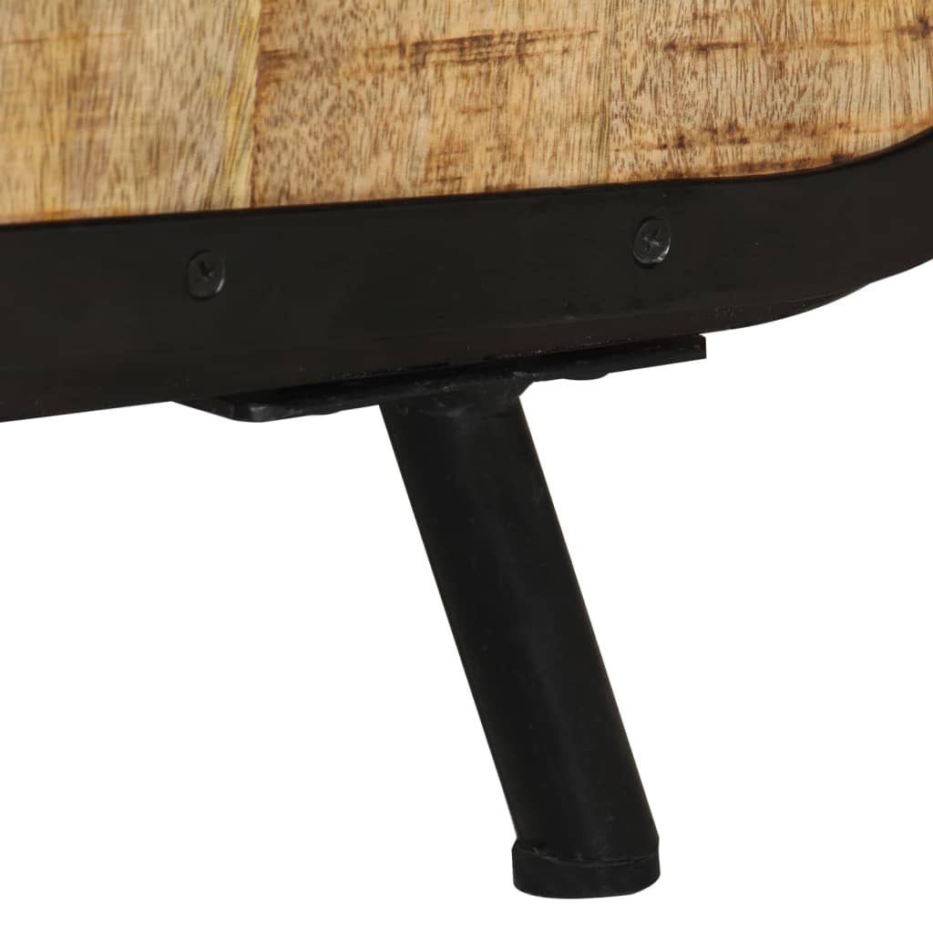 TV-Möbel Trä TV-Bänk 110x30x45 cm grovt mangoträ