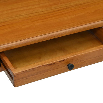 Avlastningsbord Konsollbord Trä 110x30x75 cm massiv mahogny