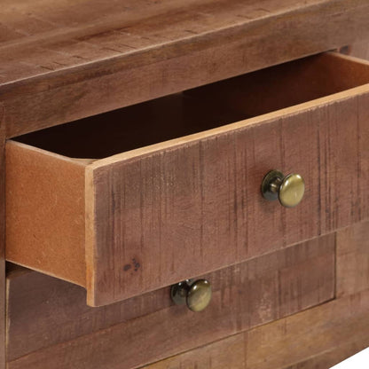 TV-bänk 110x30x40 cm grovt mangoträ