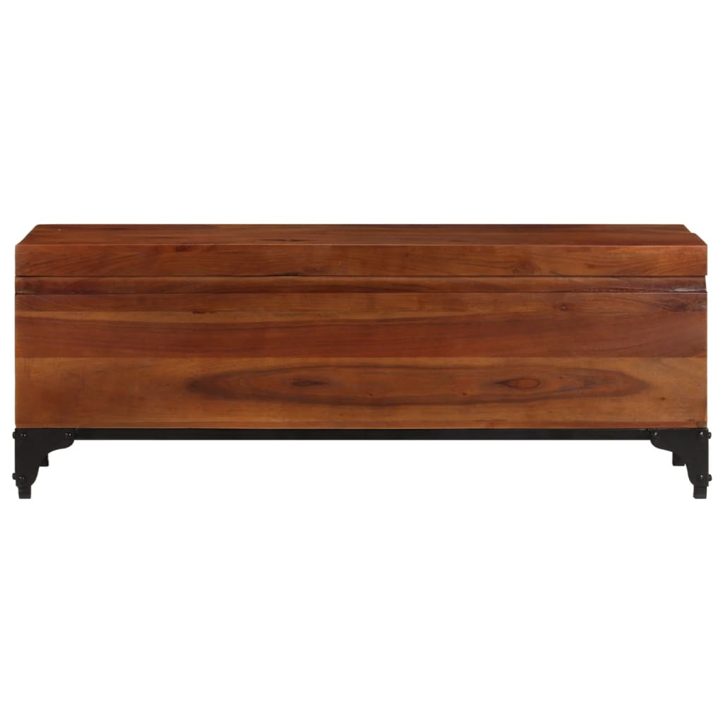 Förvaringskista 110x35x41 cm massivt akaciaträ