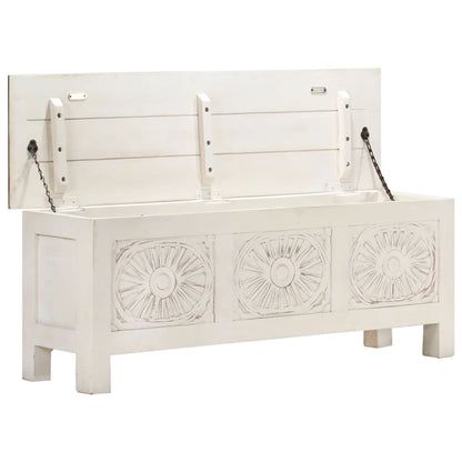 Förvaringsbänk 110x30x40 cm massivt akaciaträ