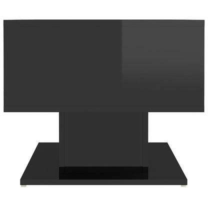 Soffbord Högglans Svart 103,5x50x44,5 cm