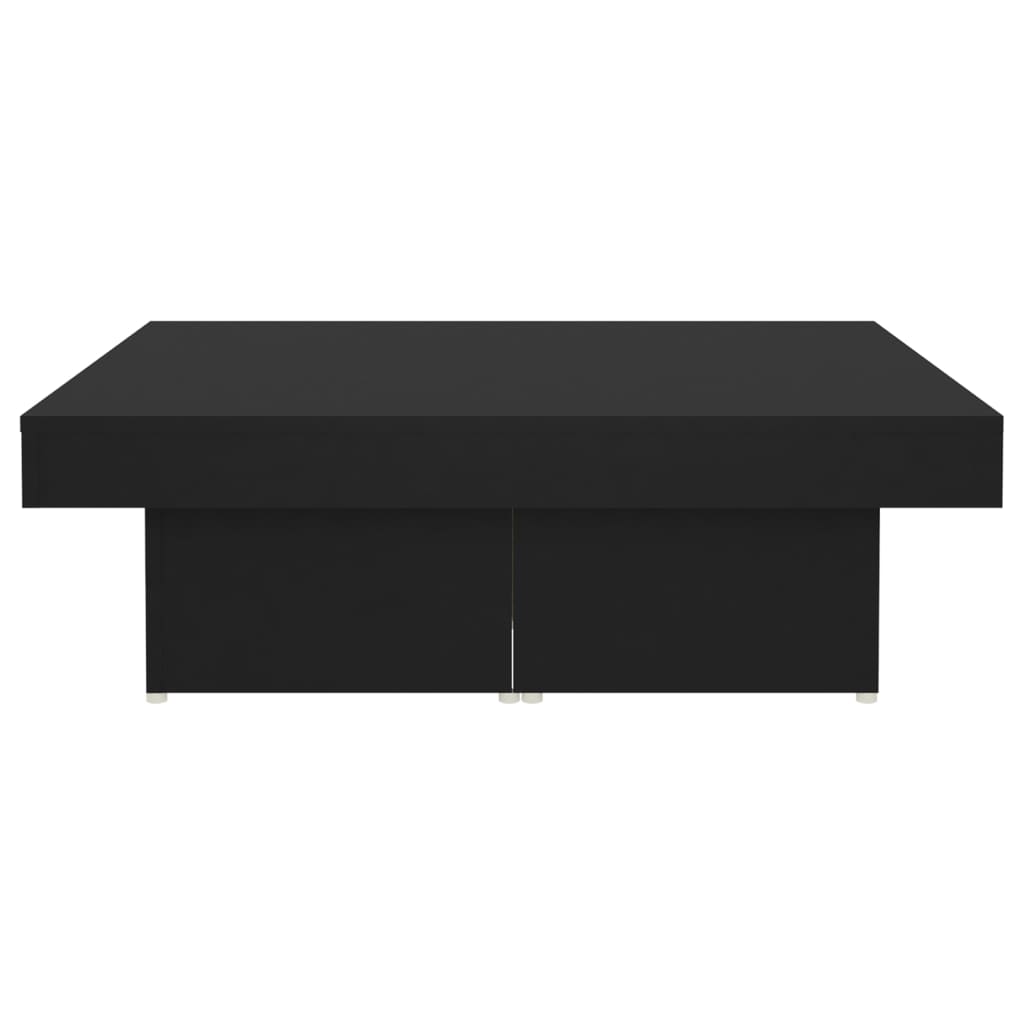 Soffbord Svart 90x90x28 cm