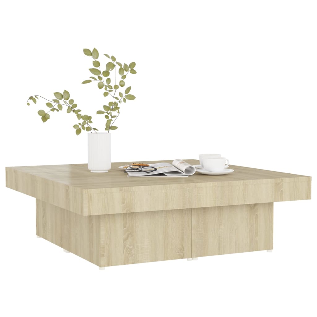 Soffbord Sonoma Ek 90x90x28 cm