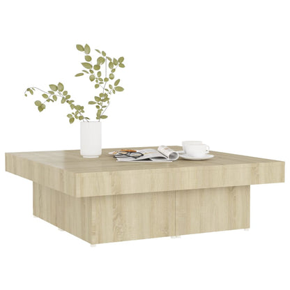 Soffbord Sonoma Ek 90x90x28 cm