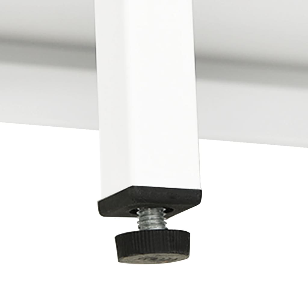 Skänk DIV. Vit 70x35x70 cm stål och glas