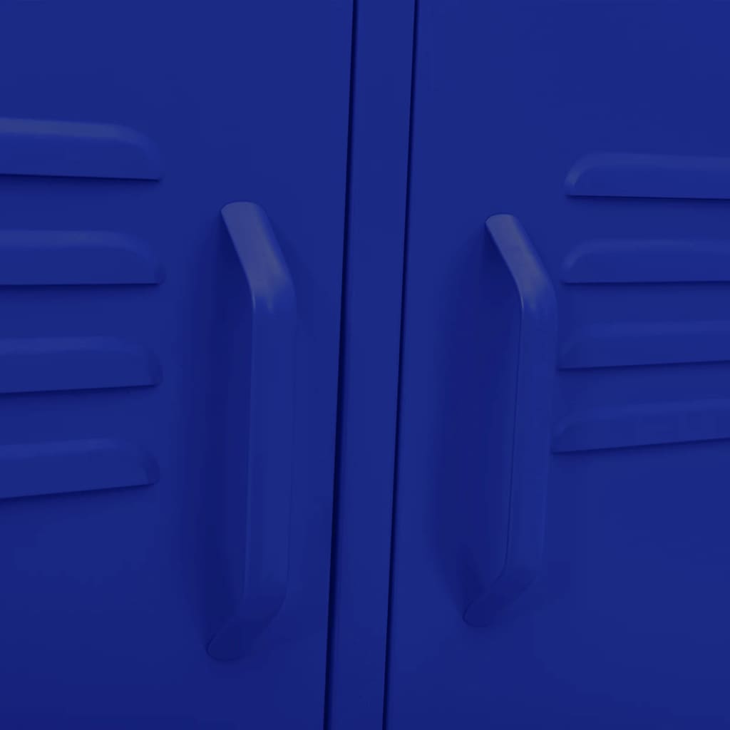 TV-Möbel DIV. TV-Bänk marinblå 105x35x50 cm stål