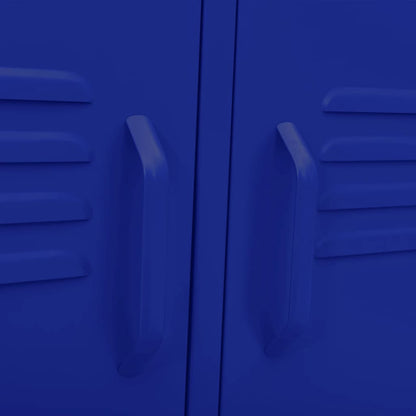 TV-Möbel DIV. TV-Bänk marinblå 105x35x50 cm stål