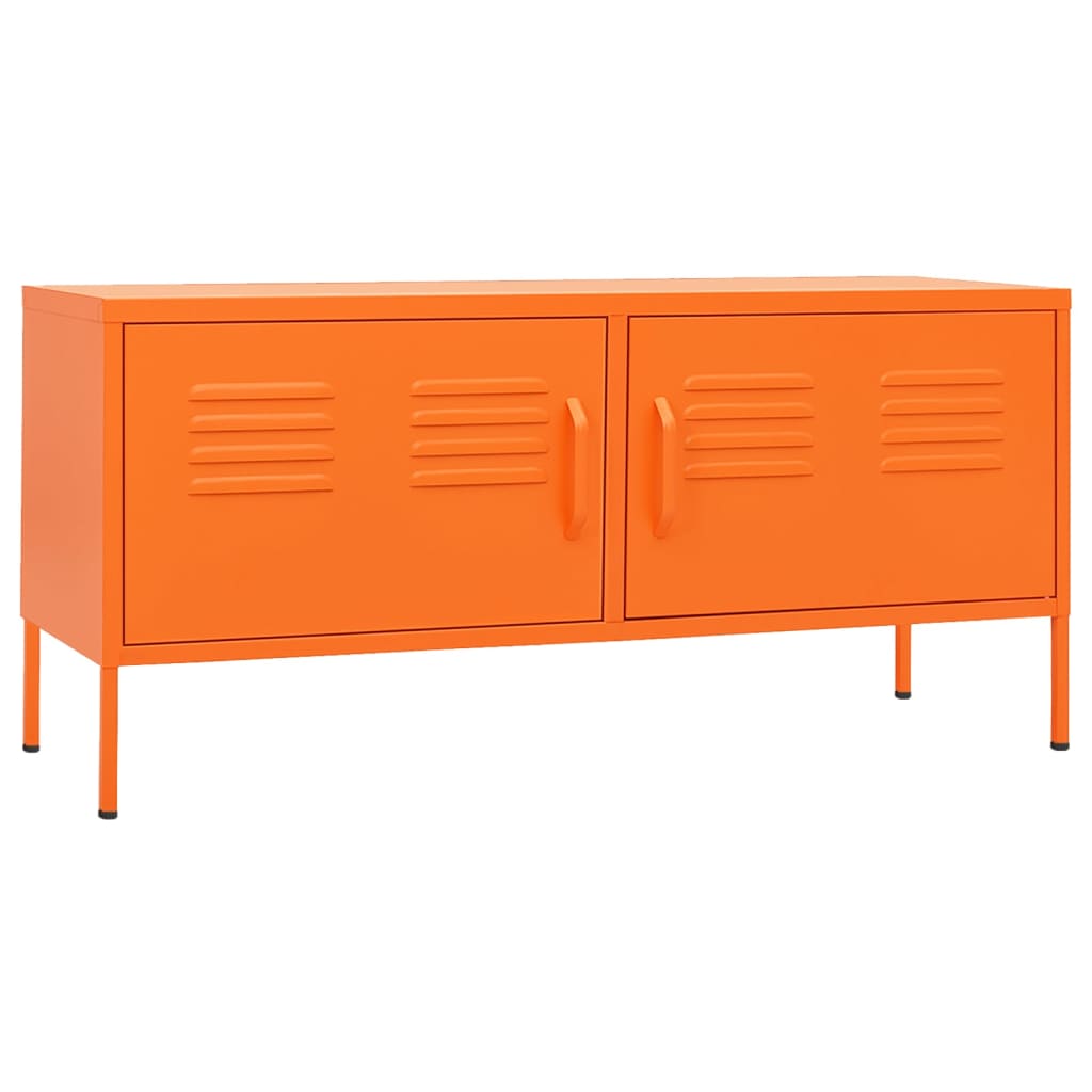 TV-Möbel DIV. TV-Bänk orange 105x35x50 cm stål
