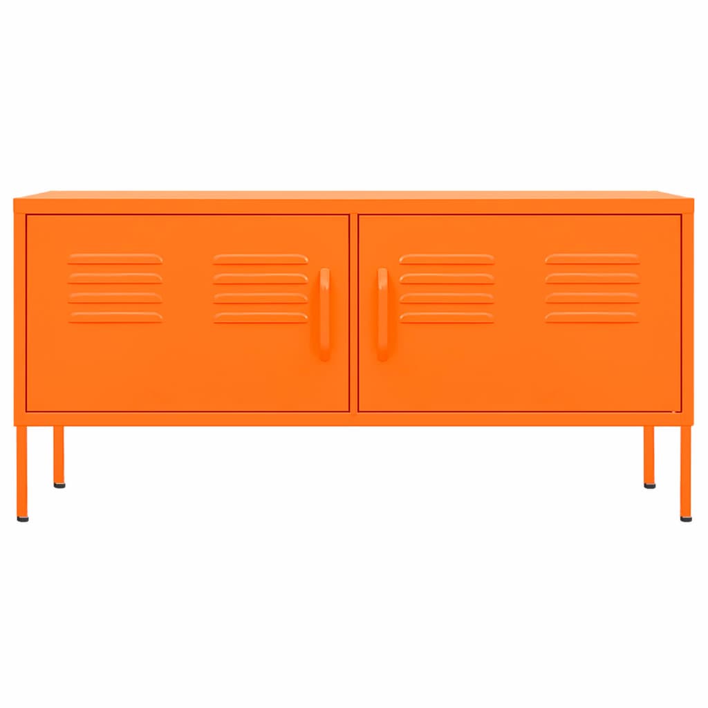 TV-Möbel DIV. TV-Bänk orange 105x35x50 cm stål
