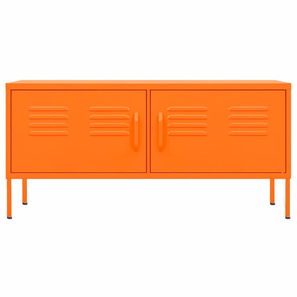 TV-Möbel DIV. TV-Bänk orange 105x35x50 cm stål