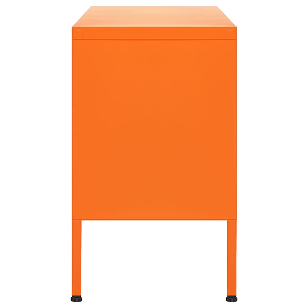 TV-Möbel DIV. TV-Bänk orange 105x35x50 cm stål