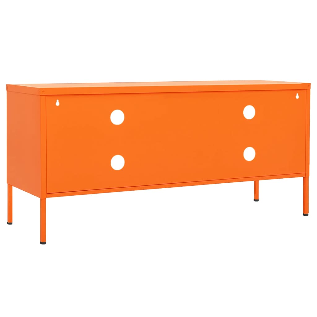 TV-Möbel DIV. TV-Bänk orange 105x35x50 cm stål