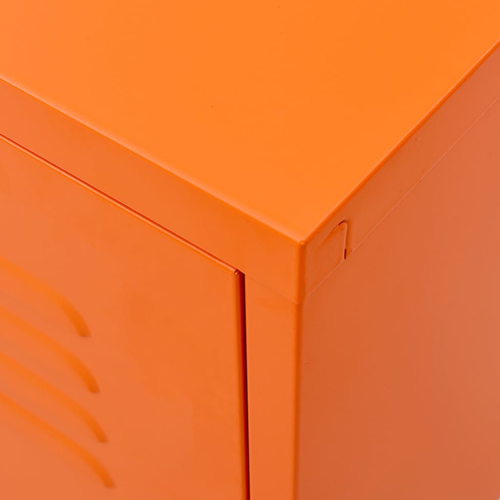 TV-Möbel DIV. TV-Bänk orange 105x35x50 cm stål