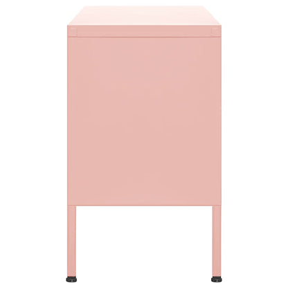 TV-Möbel DIV. TV-Bänk pink 105x35x50 cm stål