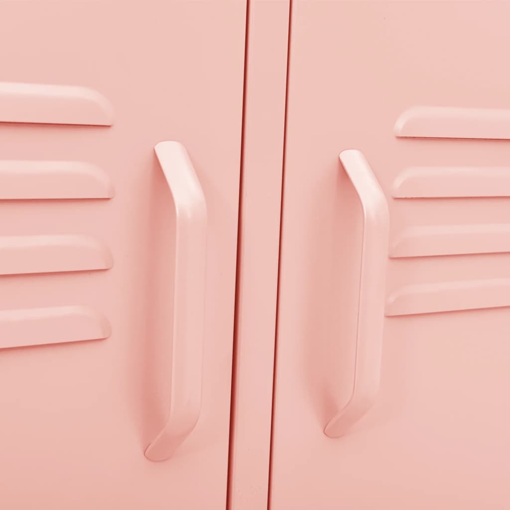 TV-Möbel DIV. TV-Bänk pink 105x35x50 cm stål