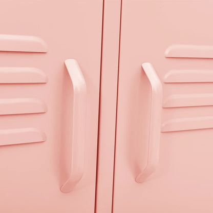 TV-Möbel DIV. TV-Bänk pink 105x35x50 cm stål