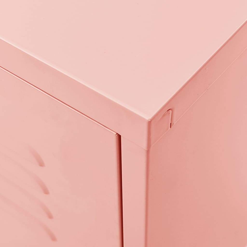 TV-Möbel DIV. TV-Bänk pink 105x35x50 cm stål