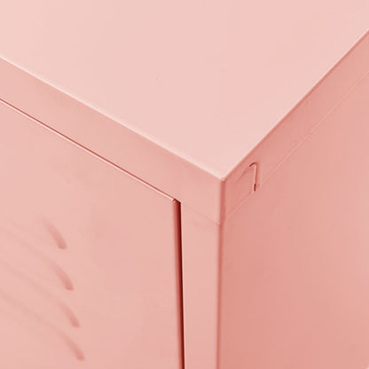 TV-Möbel DIV. TV-Bänk pink 105x35x50 cm stål