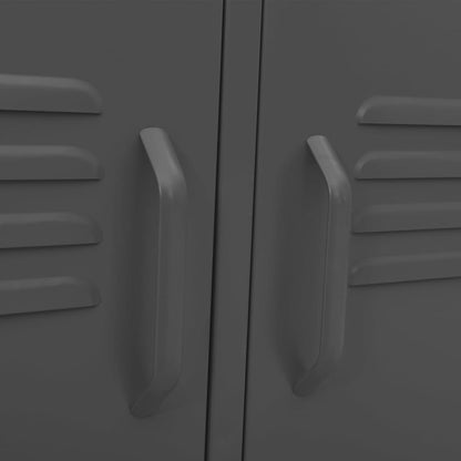 TV-Möbel DIV. TV-Bänk antracit 105x35x50 cm stål