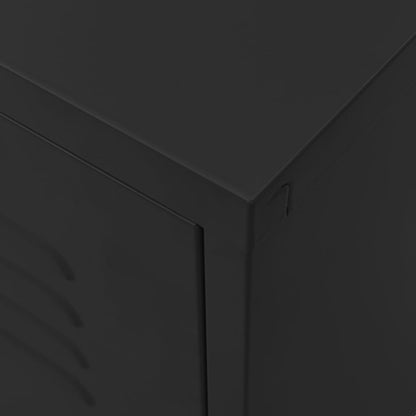 TV-Möbel DIV. TV-Bänk Svart 105x35x50 cm stål