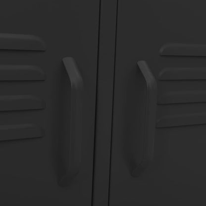 TV-Möbel DIV. TV-Bänk Svart 105x35x50 cm stål