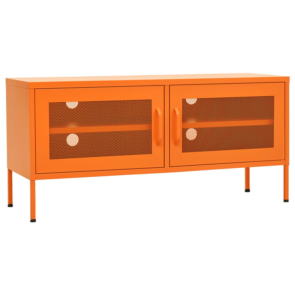 TV-Möbel DIV. TV-Bänk orange 105x35x50 cm stål