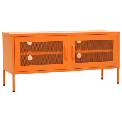 TV-Möbel DIV. TV-Bänk orange 105x35x50 cm stål