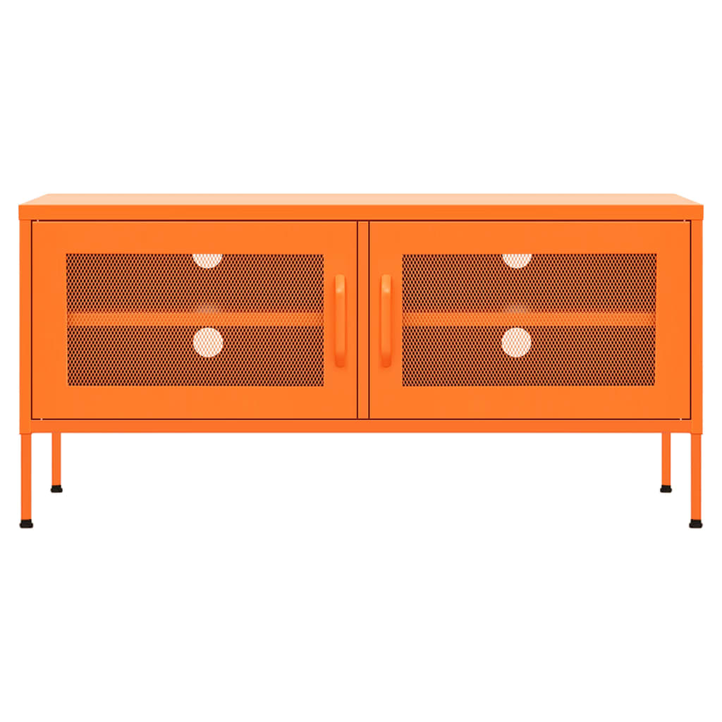 TV-Möbel DIV. TV-Bänk orange 105x35x50 cm stål