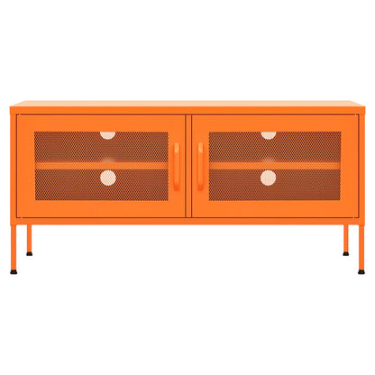 TV-Möbel DIV. TV-Bänk orange 105x35x50 cm stål
